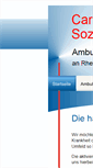 Mobile Screenshot of caritas-sozialstation-rhein-wied.de